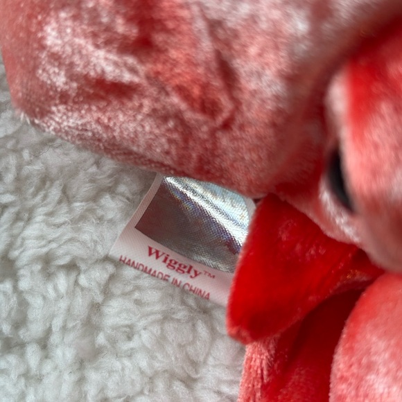 Ty Beanie Babies Red “Wiggly” Octopus Stuffed Animal. Collectors item - Picture 5 of 8